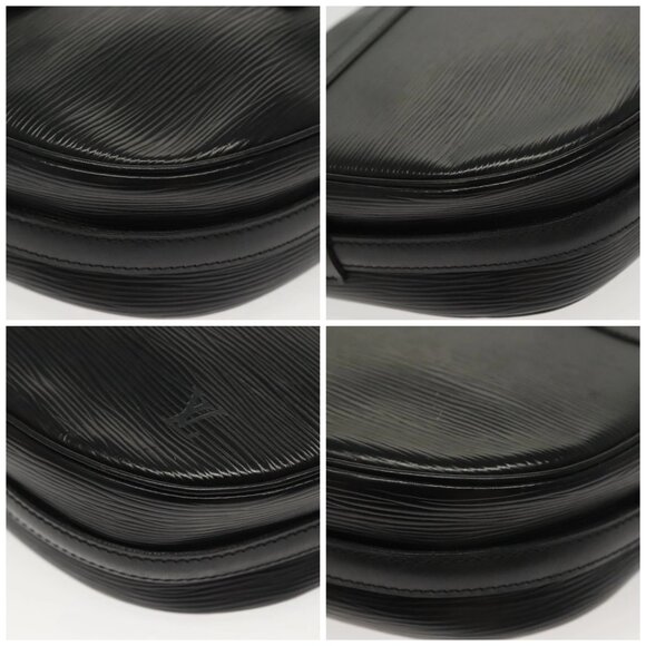 LOUIS VUITTON Epi Jeune Fille MM Shoulder Bag Black M52152 LV Auth ep10520 - Picture 14 of 16